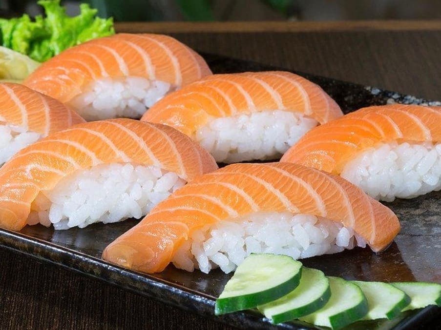 Niguiri de salmão