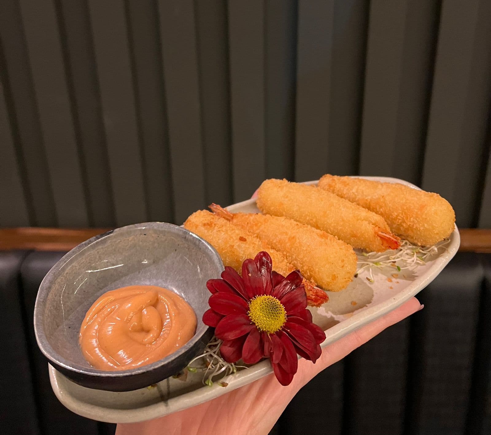 Camarão empanado de catupiry - Entradas Quentes